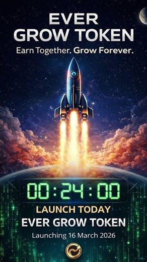 EGT - Ever Grow Token Launching today.