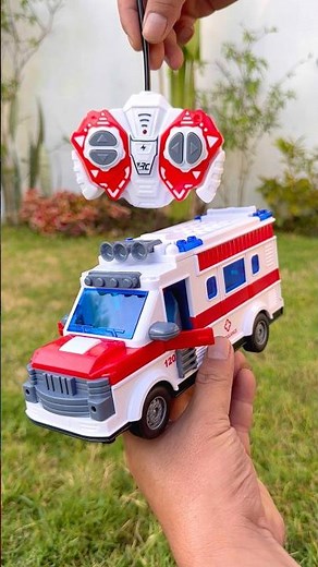 Remote Control Rc Ambulance unboxing and testing