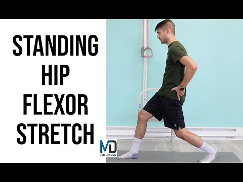 How to: Standing Hip Flexor Stretch (Lunge Stretch) | Step-by-Step Guide