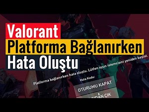 Valorant Platforma Bağlanırken Hata Oluştu | Hata Kodu 43 | \u00100 Kesin Çözüm!