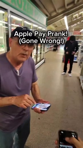 Silly Funny Guys on Instagram: "Apple Pay Prank Goes Wild 💔🥀 Ray Ban Meta Glasses Apple Pay Prank Grocery Store Customer Walmart Target Costco Stop & Shop Market Basket Funny Prank BJ's"