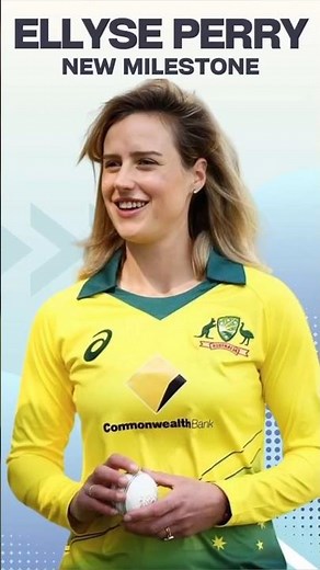 A new milestone for Ellyse Perry! 👏🙌#ellyseperry #australia