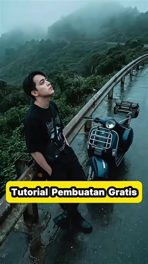 Tutorial Pemotretan Bukit dari Sudut Tinggi dengan AI