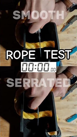 Victorinox Hunter XT – Serrated vs Plain Blade Rope Test!