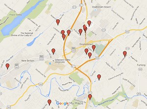 Doylestown 2015 Halloween Sex Offender Safety Map