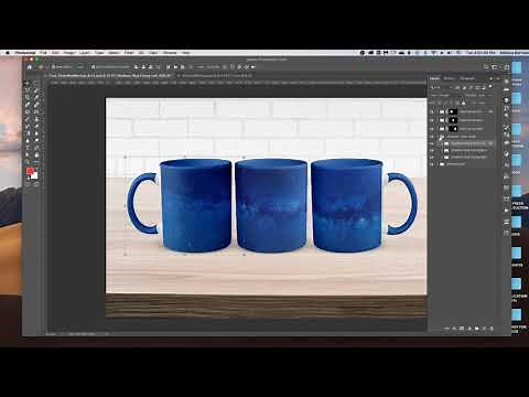 Photoshop Tutorial - Three Mug Mockup