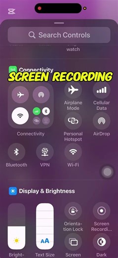 iphone | how to add screen recording icon | screen record |screen record on iphone |