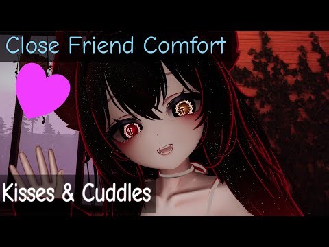 ASMR Close Friend Cuddle Session | Mouth Sounds, Kisses & Breathing in VRChat