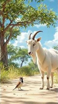 Kala cheetah aur bakri ka bacha #fyp #ytshort #aistory #ai #lion #animalstory #shorts