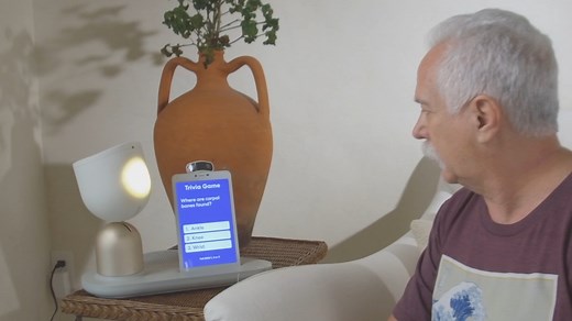 New desktop robot provides intelligent companionship to seniors, carries conversations & tells jokes
