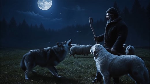 انیمیشن و شعر گرگ بدجنس و چوپان