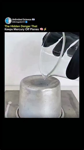 Unlimited Science 🇮🇱 | Mercury may look harmless, but it poses serious risks when taken aboard aircraft. In liquid form, mercury is extremely dense and can easily... | Instagram