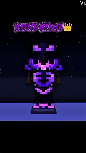 "VOID KING" Armor Trim in Minecraft! (OP Purple/Black Combo) 👑