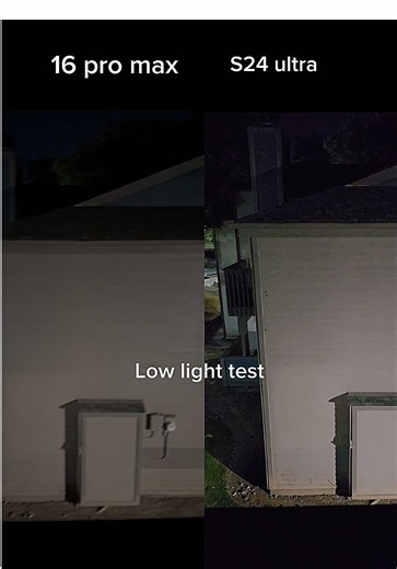 iPhone 16 Pro Max vs Samsung Galaxy S24 Ultra Night Test