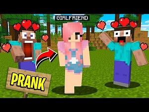 Pranking as a GIRL in Minecraft! - Minecraft Trolling Video