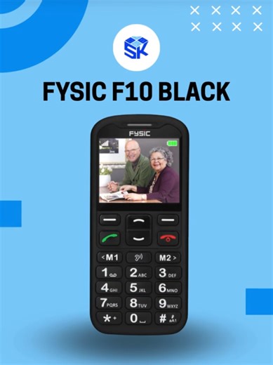Meet the Fysic F10 Black – your new favorite big button phone! 📱✨ With extra-large keys, loud and clear sound, and a bright display, it’s designed for effortless everyday use. Perfect for seniors or anyone who loves simplicity with style. 🖤 It even comes with a charging cradle and emergency button for added peace of mind! 🛡️🔋 📞 Simple, reliable, and ready to go – the Fysic F10 Black is a smart choice for staying connected! Click the link in bio to shop now! #Fysic #MobilePhone #Phone #BigBu