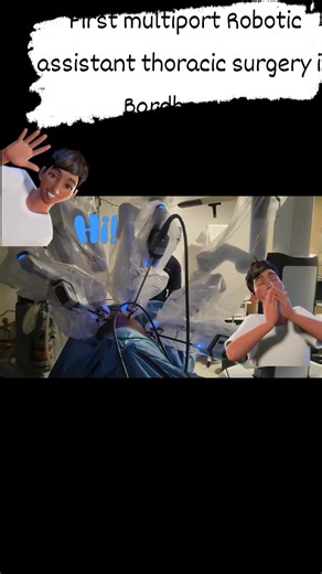 Debasish Chatterjee on Instagram: "First Multiport RATS ( Robotic assistant thoracic surgery) in Bardhaman area In The Mission Hospital Durgapur - Robotic assisted lung wedge resection for spontaneous pneumothorax with use of Sure form Robotic stapler devices Da Vinci xi system. Dr Debasish Chatterjee oncosurgery.westbengal@gmail.com Consultant Onco-surgeon"