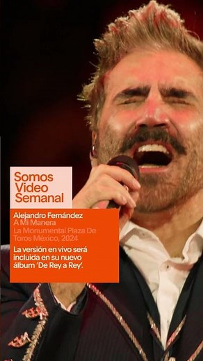 Alejandro Fernández - A Mi Manera (En Vivo)