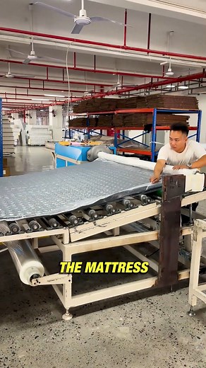 Fast Mattress Packing for Easy Transport #MattressFactory #ProductionProcess #SmartMachinery #SatisfyingEngineering #ModernManufacturing | Production Pulse