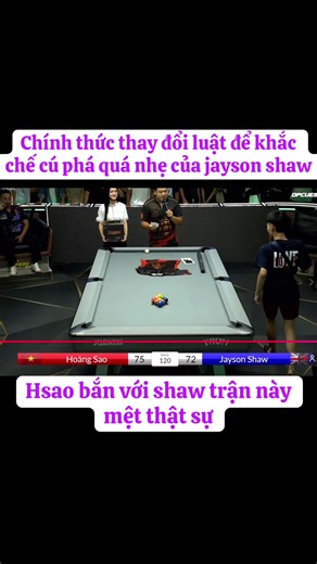 Bài đăng 947| phá thế này thì shaw phá nẹh kiểu gì hsao k thèm bắt lỗi thì thôi #xuhuong #Billiardnews #vuabilliard #duongquochoang #jaysonshaw