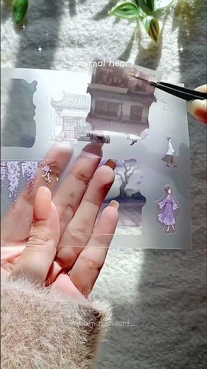 DIY journal with me ASMR 🎵 #ideas #sticker #diy #pinterest #aesthetic