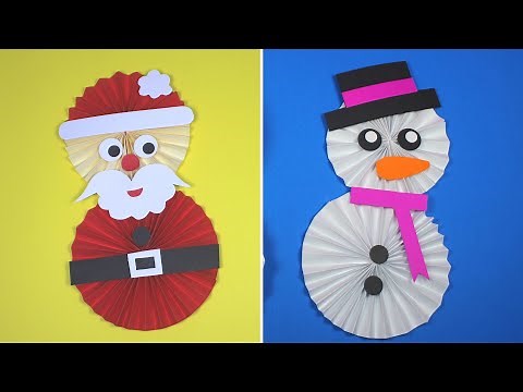 3 Christmas Paper Crafts | Christmas Crafts for Kids