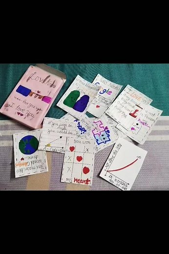 Cute Mini Love Notes 💌 | Easy DIY Love Notes Tutorial | Handmade by Disha