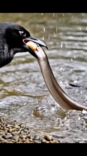 Why Crows Are Better at Catching Fish Than 90% of Fishermen You think fishing is only for humans? Think again. Watch this incredible crow use pure instinct, patience, and lightning-fast precision to catch fish like a true professional. While many fishermen wait for hours, this bird makes it look effortless. Nature is full of surprises — and this might change how you see crows forever. Would you win in a fishing contest against this crow? 👀🎣 #ibra24 #Crow #FishingSkills #NatureIsAmazing #Wildli