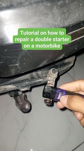 Tutorial on how to repair a double starter on a motorbike #usa #america #canada #mechanic | Didiek Islahuddin