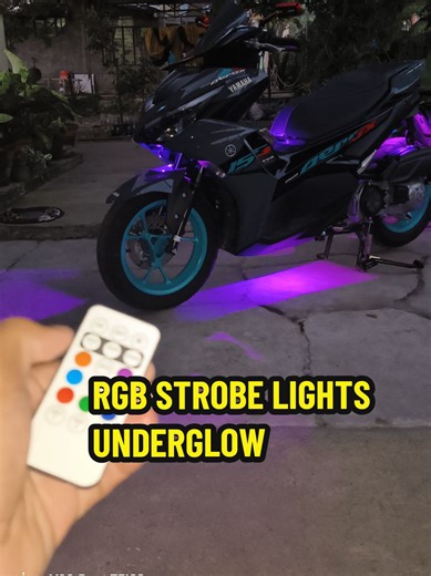 RGB STROBE LIGHTS UNDERGLOW WITH REMOTE RECHARGEABLE LIGHTS #embmotovlogg #hondaclick #hondaclick125 #hondaclick150 #hondaclick125i #hondaclickv3 #hondaclickv3red #hondaclickv3blue #hondaclickv3gray #hondaclickv3white #hondaclickv3black #click125v3