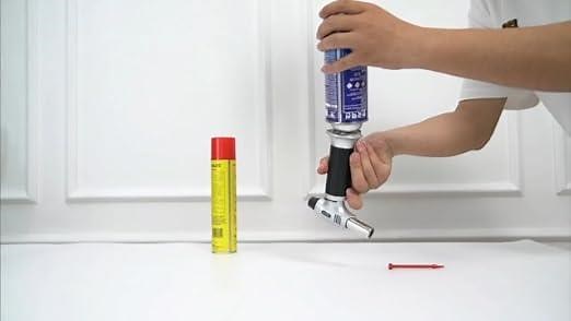 how to refill gas butane when use the short nozzle bottle