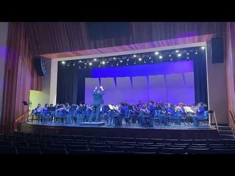Dr. Augustine Ramirez Intermediate - Advanced Band performing at Santiago HS SCSBOA Festival 3/24/26