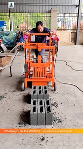 5.6K views · 96 reactions | LONTTO Model QMJ2-40 Mobile Electric hollow block making machine. Capacity: 1440pieces/8hours please contact us for machines configuration and price list: WhatsApp: 0086 15238098567; Email: info@lontto.com | Lontto Block Machine Manufacturer | Facebook