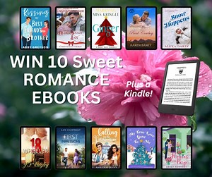 🌷 Win this collection of 20 Sweet Romance eBooks AND a FREE Kindle! ENTER NOW:https://bit.ly/3T3ldv0 Karen Baney Books Abby Greyson Sweet Romance Books Louisa Duval Writer Kasey Kennedy, author Ashleigh Quinn | Red Feather Romance