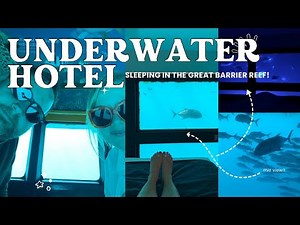 We Slept UNDERWATER on the Great Barrier Reef! 🪸Reefsuite | Whitsundays | Unique Hotels