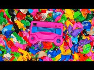 ASMR Balloon Party 🎉 | Colorful Printed Balloons Blow Up & POP!