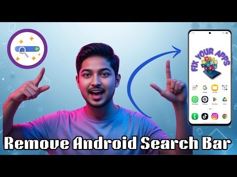 How To Remove The Search Bar From The Home Screen On Android | Clean Layout (2025)