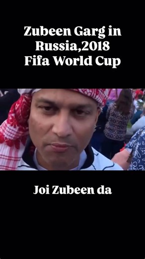 Zubeen Garg at FIFA World Cup 2018 in Russia | A Proud Moment for Assam #zubeengarg #fifa