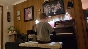 🎼9 yr old Gabriel's rendition of the Christmas song: "What Child is This?"🎶✝️ | The Jimmy Justice Family