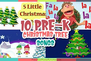 10 Perfect Preschool Christmas Tree Songs
