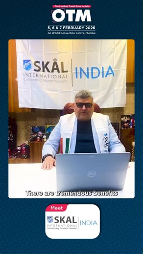 OTM on Instagram: "Industry collaboration is gaining momentum, and the opportunities are endless! Hear from Sanjeev Mehra, President, SKÅL International, India, as he shares his enthusiasm for OTM 2026 and how it is set to deliver stronger business connections, high-value networking, and exposure to global tourism trends. Don’t miss this opportunity! Meet SKÅL at OTM 2026. Register now: https://tr.ee/RmmYReVZYu #OTM2026 #SKAL #TravelTrade #OutboundTourism #IndustryNetworking #TourismEvents"