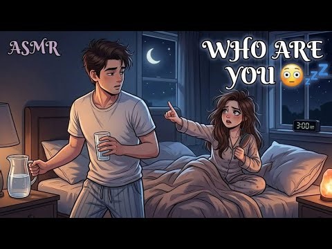 Your Sleepy Wife Thinks You’re a Stranger at 3AM 😭 | Funny Wife ASMR Roleplay 🎀