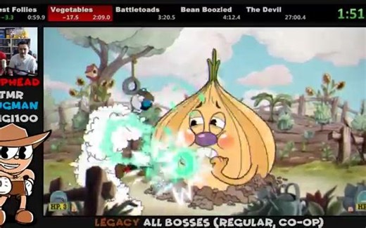 【茶杯头】【Cuphead】双人速通世界纪录合集