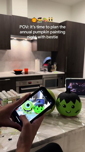 Bestie Pumpkin Painting Contest | Halloween Fun Ideas