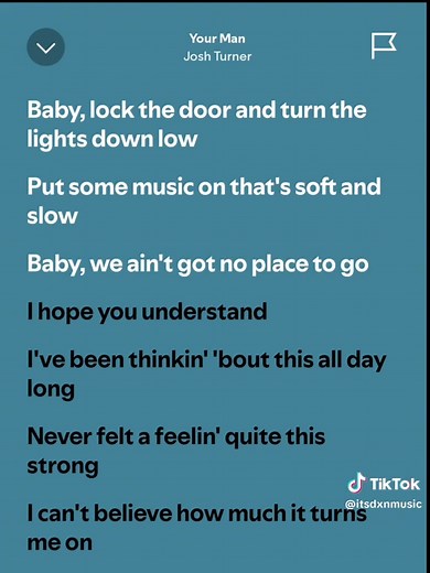 Your Man Lyrics and Full Song on Spotify