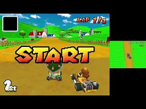 Mario Kart DS (CTGP Nitro - Custom Tracks) #41 Mirror Spiny Cup with Bowser