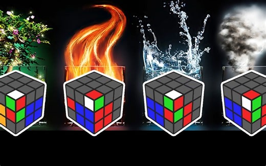 【J Perm】高级F2L公式 - 错槽棱