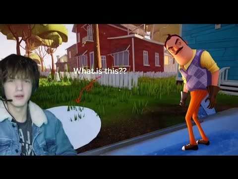 WHAT IS MY NEIGHBOR THROWING AT ME?? | Hello Neighbor Act 1