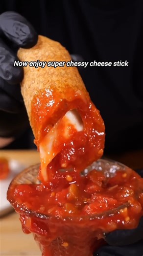 Perfect mozzarella cheese stick 🧀 from @bayashitv#ytshorts #shorts