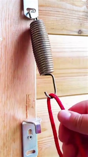 Smart Ideas How to Install Tension Springs Using Super Strong Rope. #shorts #woodworking